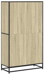 Estante 80,5x35x139 cm derivados de madeira carvalho sonoma