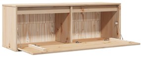 Armário de parede 100x30x35 cm madeira de pinho maciça