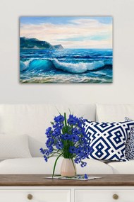 Pintura Decorativa em Tela 1007211319 – Multicolor – 50 x 70 cm