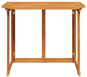 Mesa de bistrô 90x50x75 cm madeira de acácia maciça