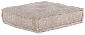 Pufe Modular vidaXL Castanho Claro 70x70x36 em Tecido