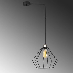 Candeeiro de Teto Maden – Preto – 43 x 33 cm