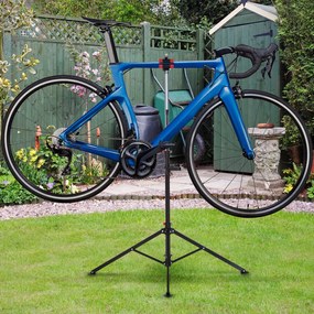 Kit de recuperação de bicicleta com suporte e bandeja - Tubo PP + aço Q195 - 100x100x190 cm (altura 100-190 cm)