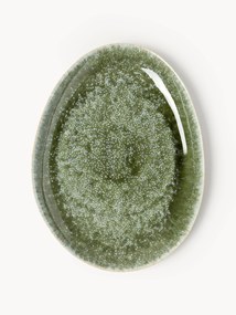 Pratos de jantar artesanais com forma orgânica Macey, conjunto de 4