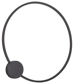 Candeeiro de Parede de Design Preto 67cm Incl. LED Regulável em 3 Passos - Anello