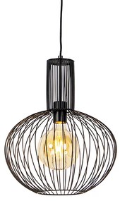 Candeeiro de suspensão design preto - Wire Bake Design