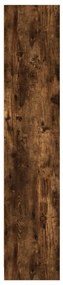Estante 57x28,5x107,5 cm derivados de madeira carvalho fumado