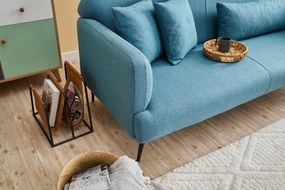Sofá de 3 Lugares Revos – Turquesa – 200x80x100 cm