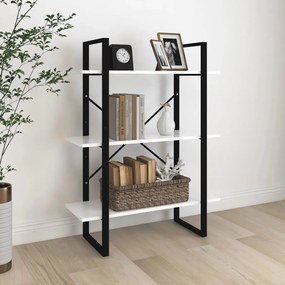 vidaXL Estante 80x30x105 cm derivados de madeira branco