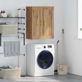 vidaXL Armário de parede Carvalho Artesanal 69,5 x 34 x 90 cm