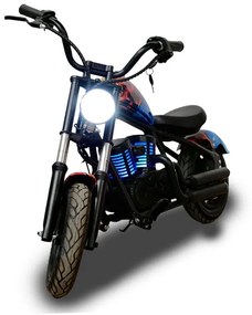 Mota elétrica para crianças estilo Chopper Black 24v Azul