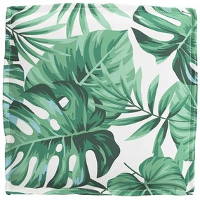 Almofadas de Palete para Assento - 2 Peças com Estampa de Folhas - 40x