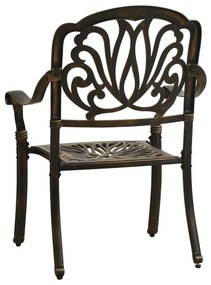 5 pcs conjunto bistrô alumínio fundido bronze