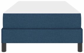 Cama Box Outros Azul 90 x 190 cm tecido