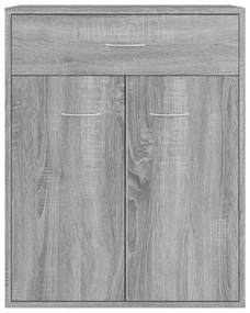 Aparador 60x30x75 cm derivados de madeira cinzento sonoma