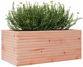 Vaso/floreira de jardim 110x60x45,5 cm madeira douglas maciça