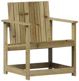 Conjunto de Jardim - 2 Poltronas e 1 Mesa - Madeira de Pinho Impregnad