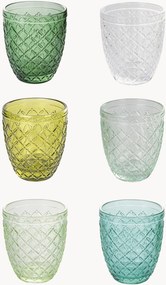 Copos Greenery Castle, conjunto de 6