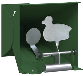 vidaXL Apanha-chumbos Verde 14 x 14 x 19 cm Aço