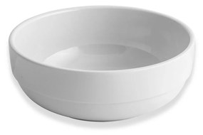 Saladeira Empilhável Melamina Bowl Branco 14X5.5cm