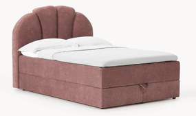 Cama boxspring com espaço de arrumação Romia