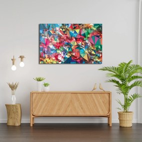 Quadro Decorativo de Vidro Temperado 0439 – Multicolor – 46 x 72 cm