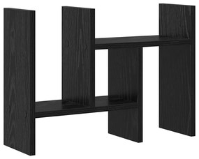 Organizador de Mesa Carvalho Preto 50x15.5x35.5 cm Madeira de Engenhar