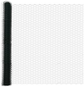 Cerca Hexagonal vidaXL Verde 1.5x100 m Aço