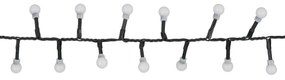 Luzes de corda verdes com 550 LEDs brancos 14m IP44 - Comet