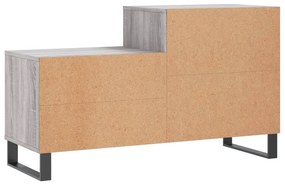 Sapateira 102x36x60 cm derivados de madeira cinzento sonoma