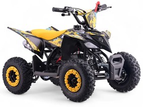 MINI MOTO 4 GASOLINA PARA CRIANÇAS 49cc Roan Ratte R6 4.5cv AMARELA