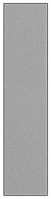 vidaXL Capacho 115x500 cm cinzento