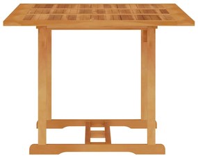 Mesa de jardim 150x90x75 cm madeira de teca maciça