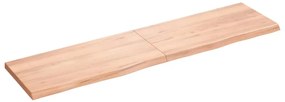 vidaXL Prateleira de parede 160x40x(2-4) cm carvalho tratado castanho