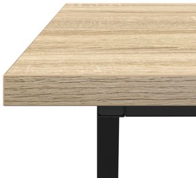 Mesa de Centro Carvalho Sonoma 100x50x40 cm Feita de Madeira Engenheir