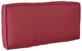 vidaXL Almofada de Palete para Encosto Vermelha 80 x 40 x 12 cm, Tecido Oxford