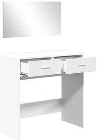 Toucador com espelho 80x39x80 cm branco