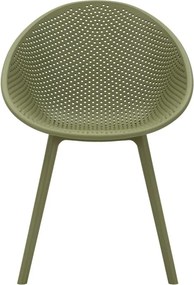 CONJUNTO DE 2 CADEIRAS IBIZA 59X59X83 CM (ALTURA DO ASSENTO 45 CM) VERDE