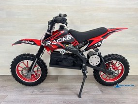 Mota elétrica para crianças 6 a 14 anos Dirk 36V 800W Vermelha