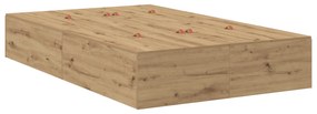 Cama de Armazenamento Artisan Carvalho 120x190 cm