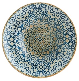 Prato Pasta Porcelana Alhambra Gourmet Multicor 24X5cm