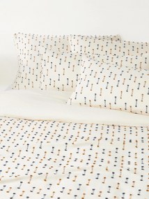 Capa de edredão em algodão com franjas tufadas Lenja