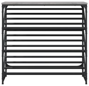 Sapateira 90x30x85 cm derivados de madeira cinzento sonoma