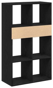 Estante preto 66x31x112 cm derivados de madeira