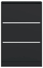 Sapateira 80x21x125,5 cm derivados de madeira preto