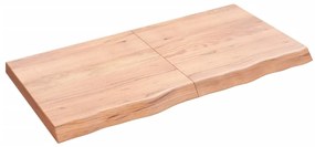 vidaXL Prateleira de parede 120x60x(2-6) cm carvalho tratado castanho