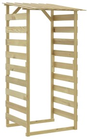 Pérgolas com telhados 2 pcs pinho impregnado 100x90x200 cm