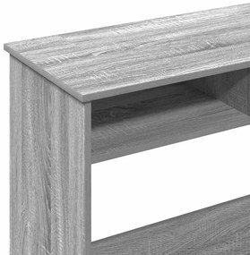 Secretária 80x40x75 cm derivados de madeira cor cinzento sonoma