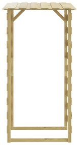 Pérgolas com telhados 2 pcs pinho impregnado 100x90x200 cm