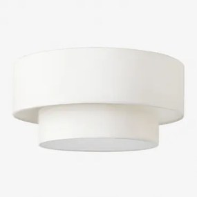 Plafon De Teto Lumira Branco & Ø55 Cm - Sklum